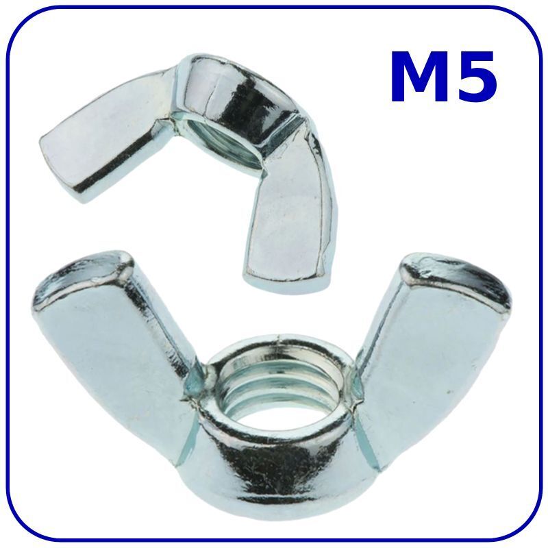 M5 (5mm) NUTS WING DIN 315
