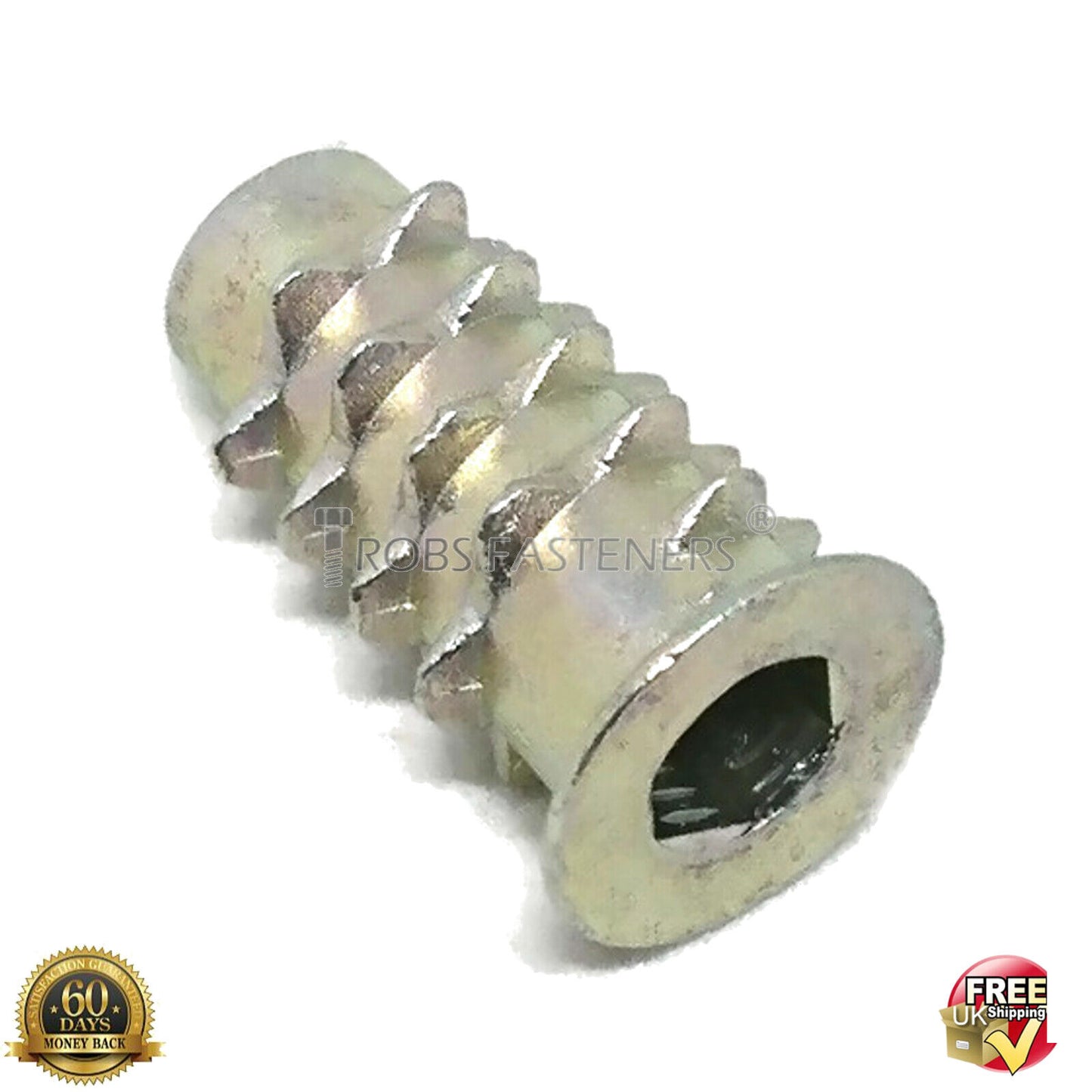 M4 M5 M6 M8 M10 Insert Nuts Threaded Furniture Fixing Hex Drive Metric Screws