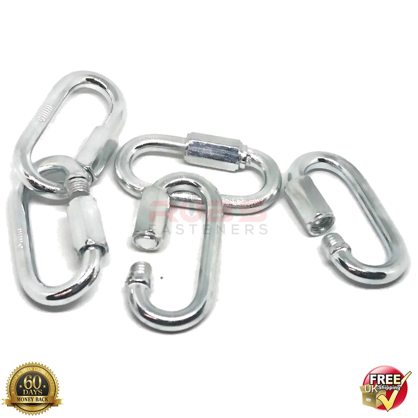 Quick Repair Link Chain Extend Screw Lock Fastener Carabiner Rope Hook