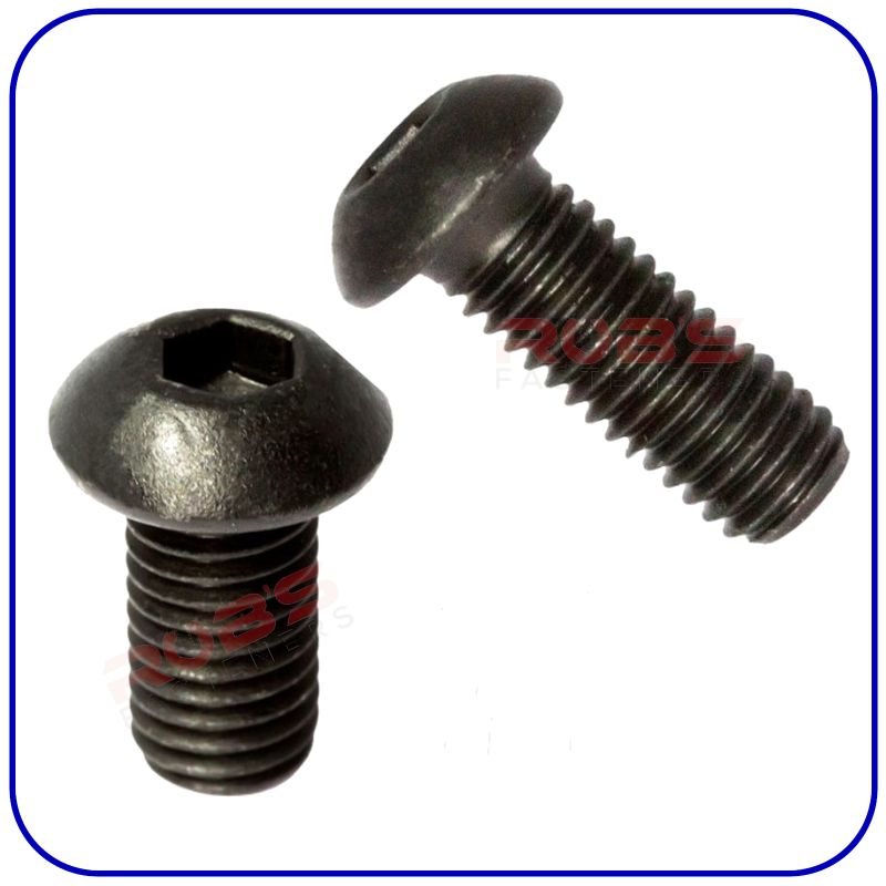 Machine Screws Button Head Black