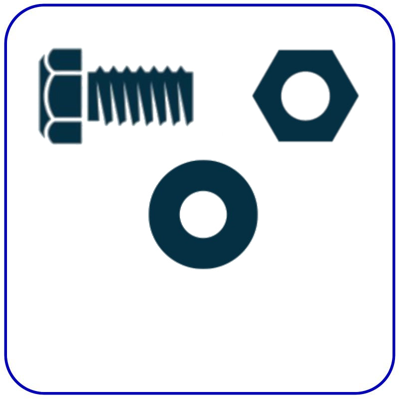 Hex Head Setscrews + Nuts & Washers
