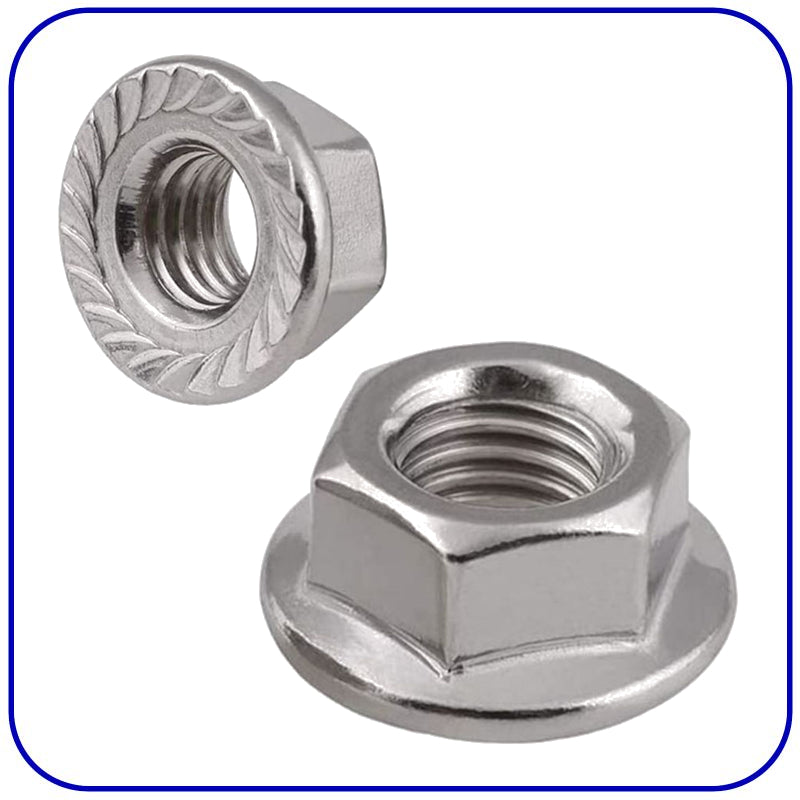 Nuts Flange Serrated