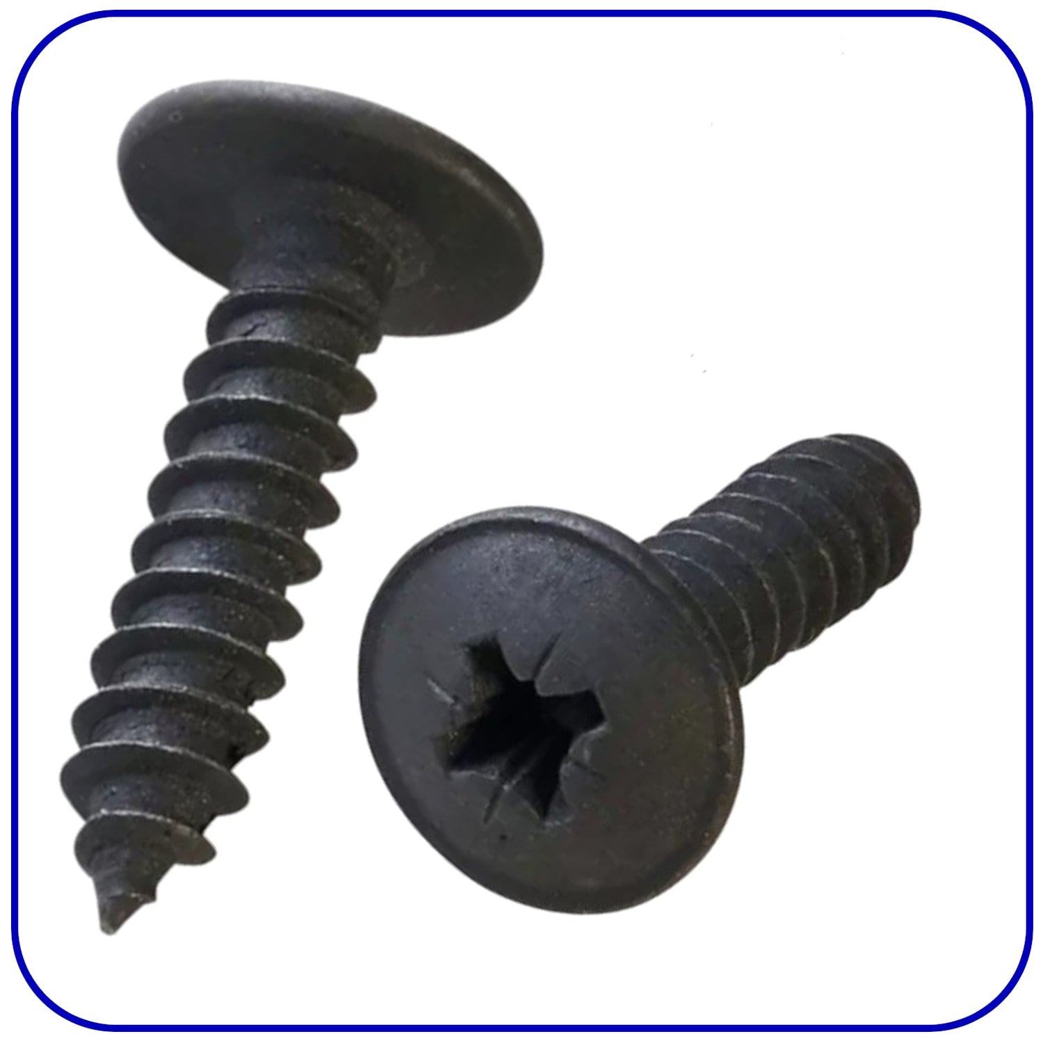 Self Tapping Screws FLANGE HEAD Black