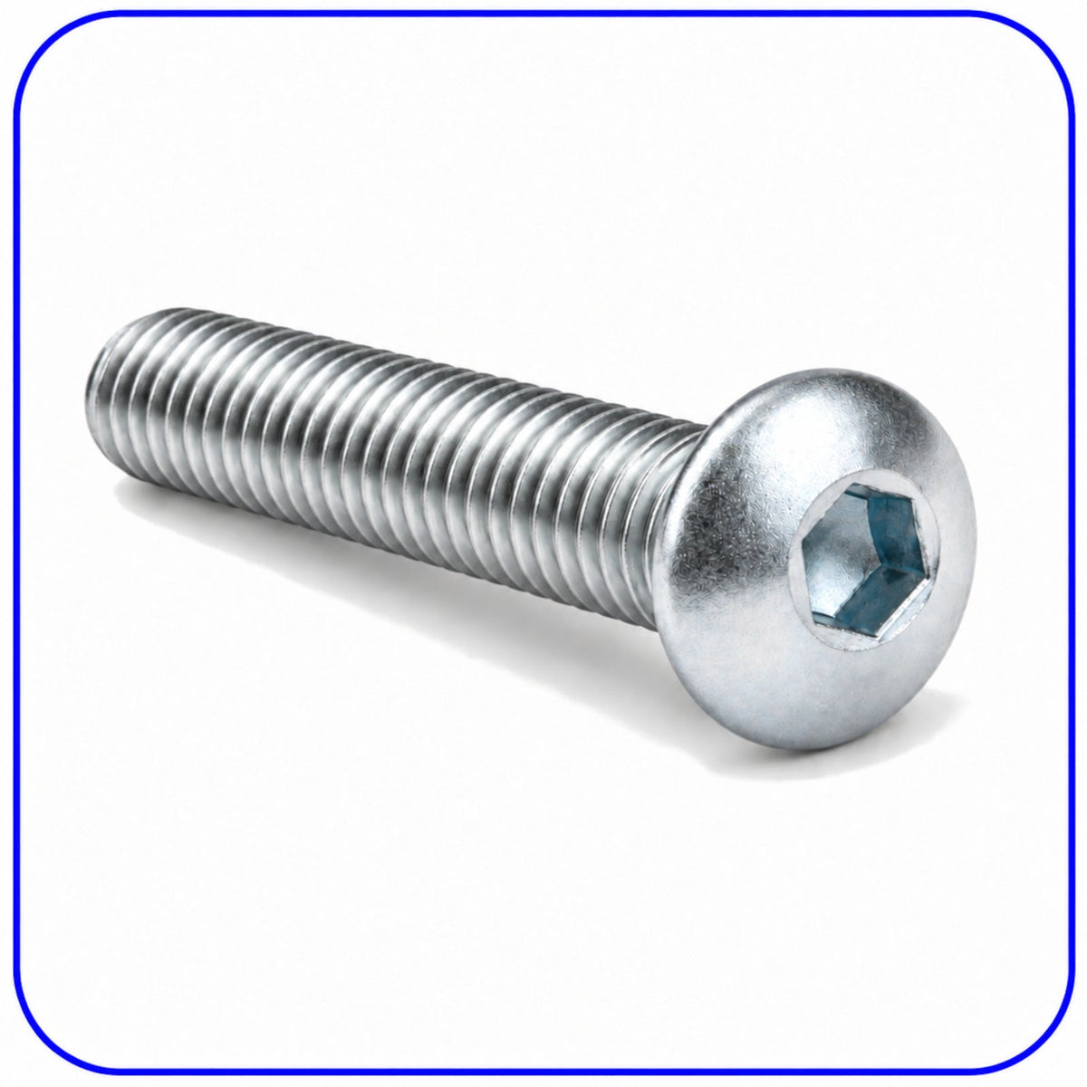 Machine Screws BUTTON HEAD Zinc Plated
