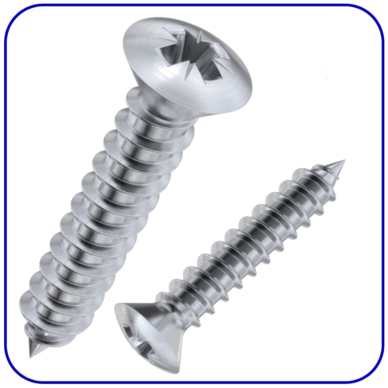 Screws SELF TAPPING RAISED HEAD Zinc Plated