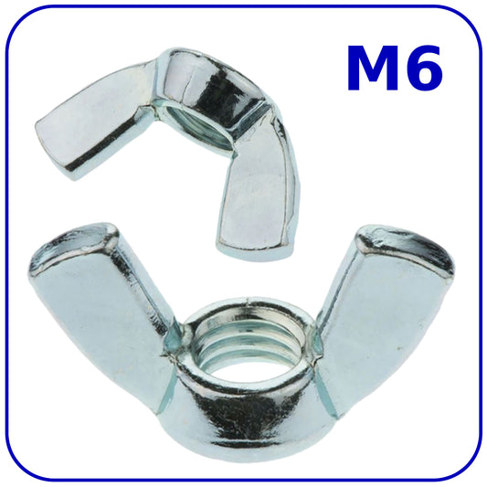 M6 (6mm) NUTS WING DIN 315