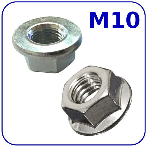 M10 (10mm) NUTS FLANGE DIN 6923