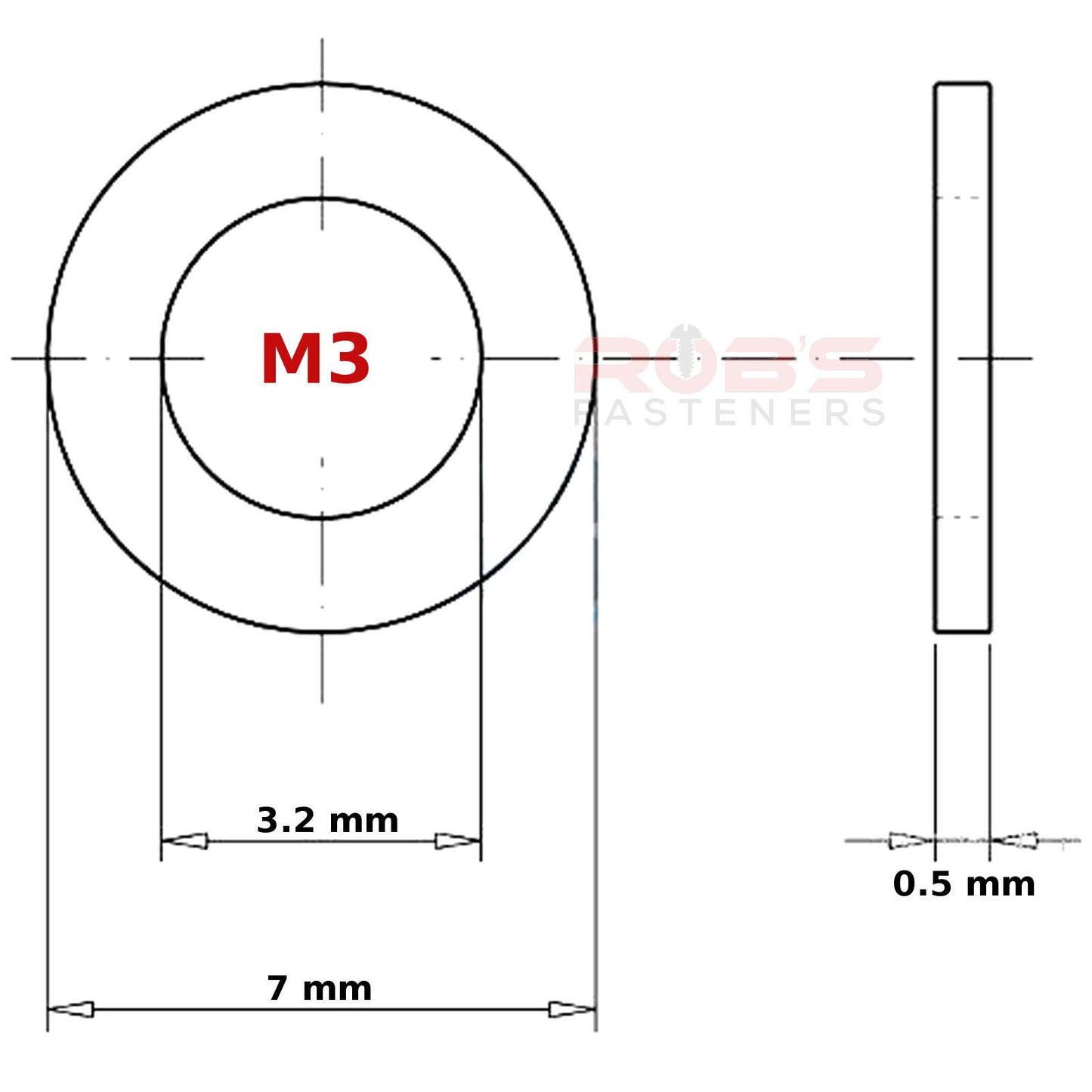 M3 (ø 3mm) MACHINE SCREWS AND NUTS BOLTS FLANGED SOCKET HEAD