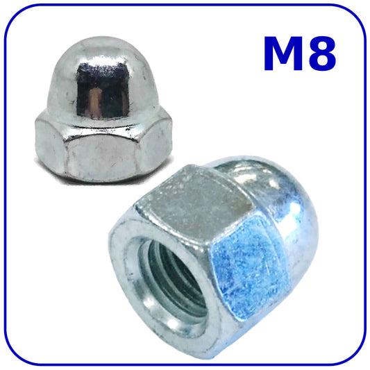 M8 (8 mm) NUTS DOME DIN 1587