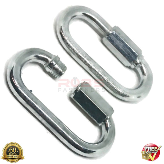Quick Repair Link Chain Extend Screw Lock Fastener Carabiner Rope Hook