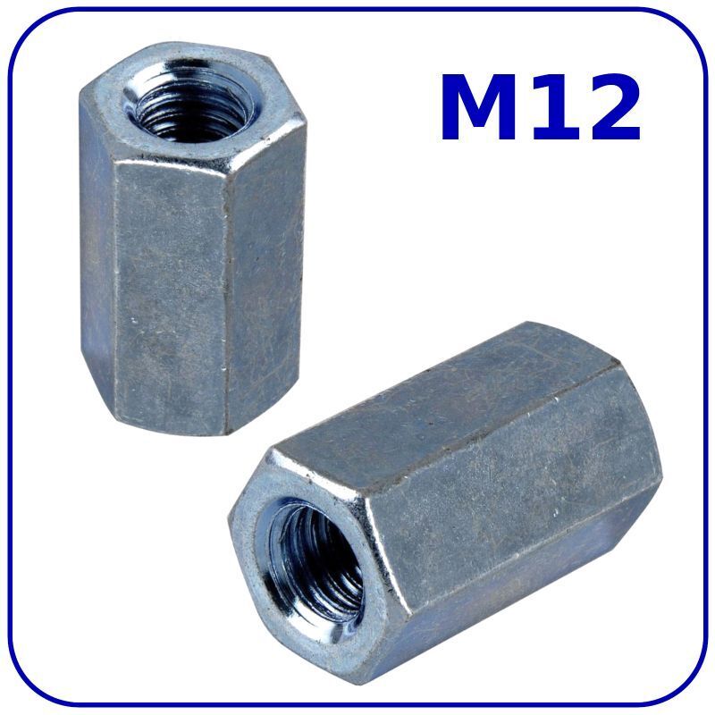 M12 (Length 36 mm) NUTS LONG DIN 6334