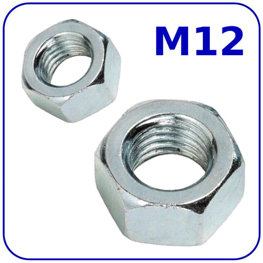 M12 (12mm) NUTS FULL DIN 934 GRADE 8