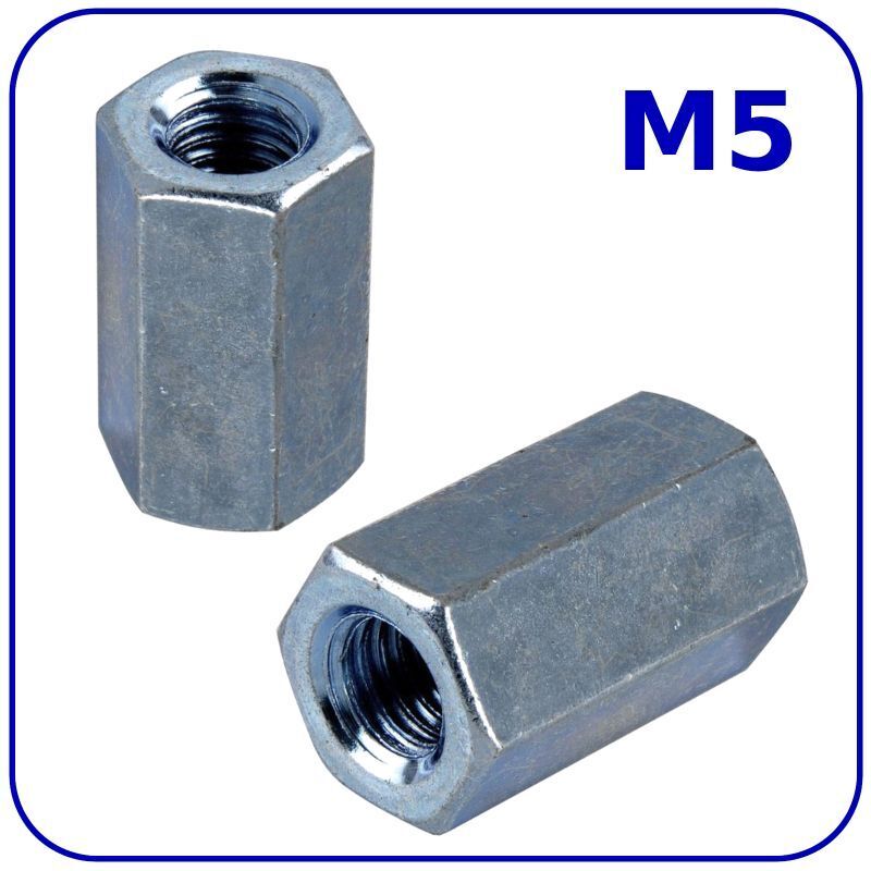 M5 (Length 15 mm) NUTS LONG DIN 6334