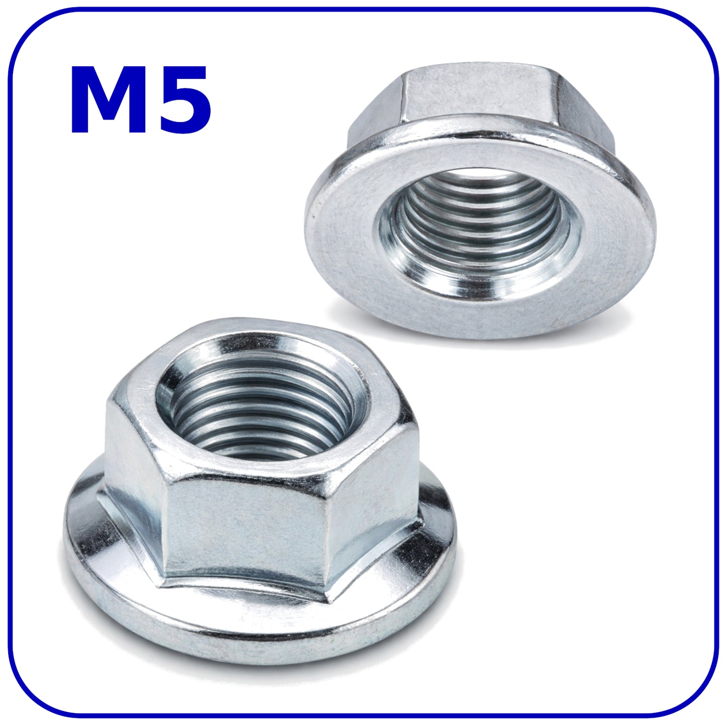 M5 NUTS FLANGE DIN 6923