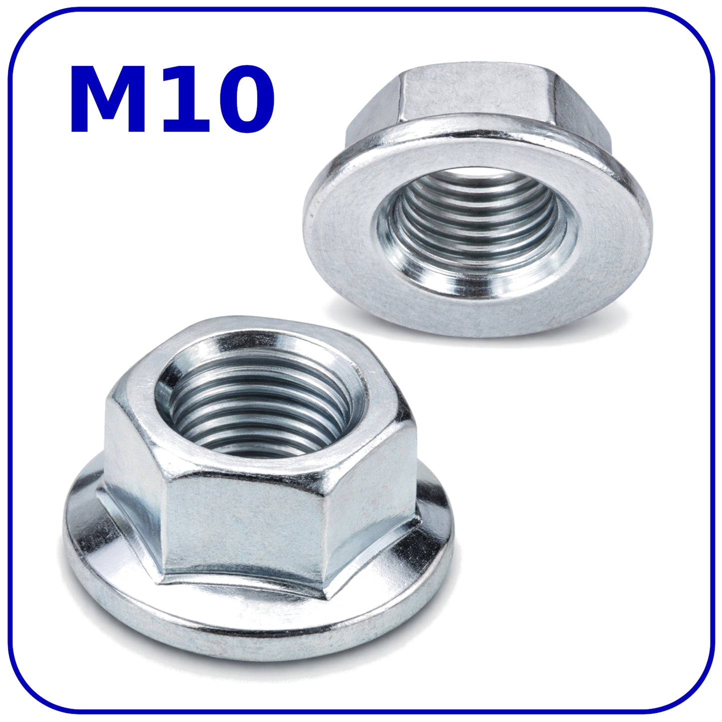 M10 NUTS FLANGE DIN 6923